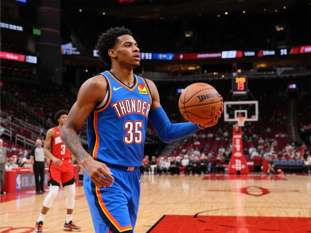 今日火箭与雷霆比赛精彩回顾